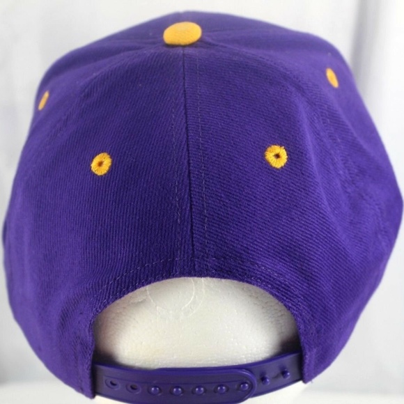 Los Angeles Lakers Purple Baseball Cap Snapback - Picture 3 of 6